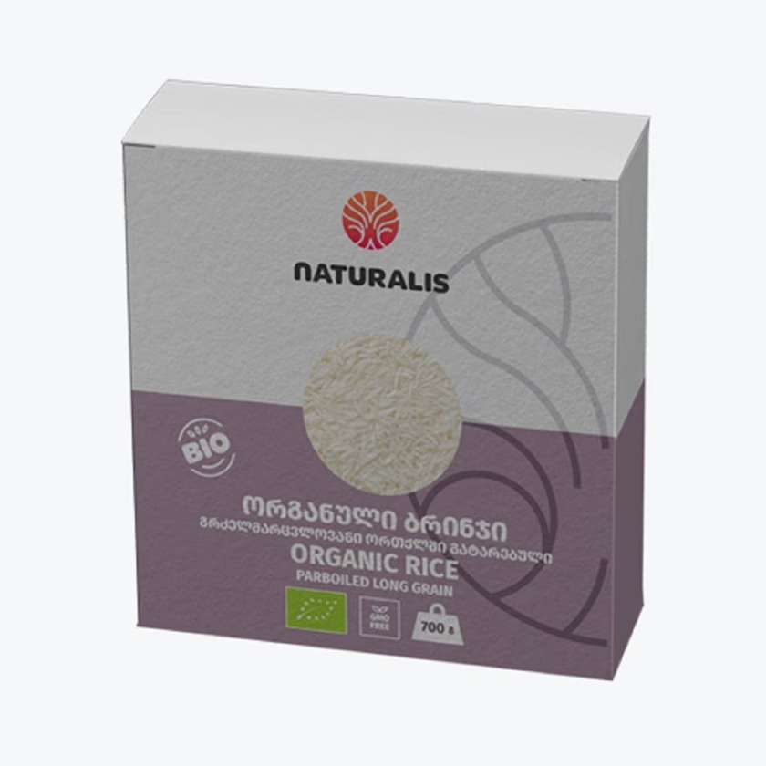 Organic Long Grain Rice Steamed 700G