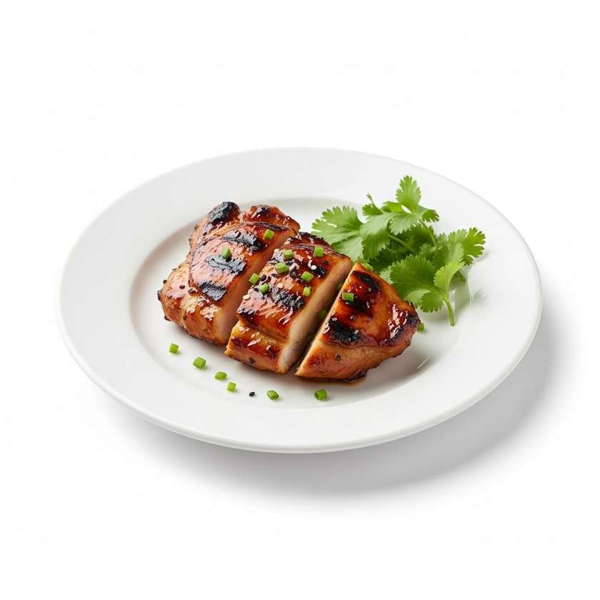 Glazed grill chicken, small portion