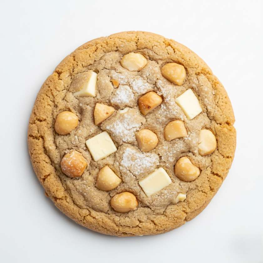 American White Chocolate & Macadamia Cookie