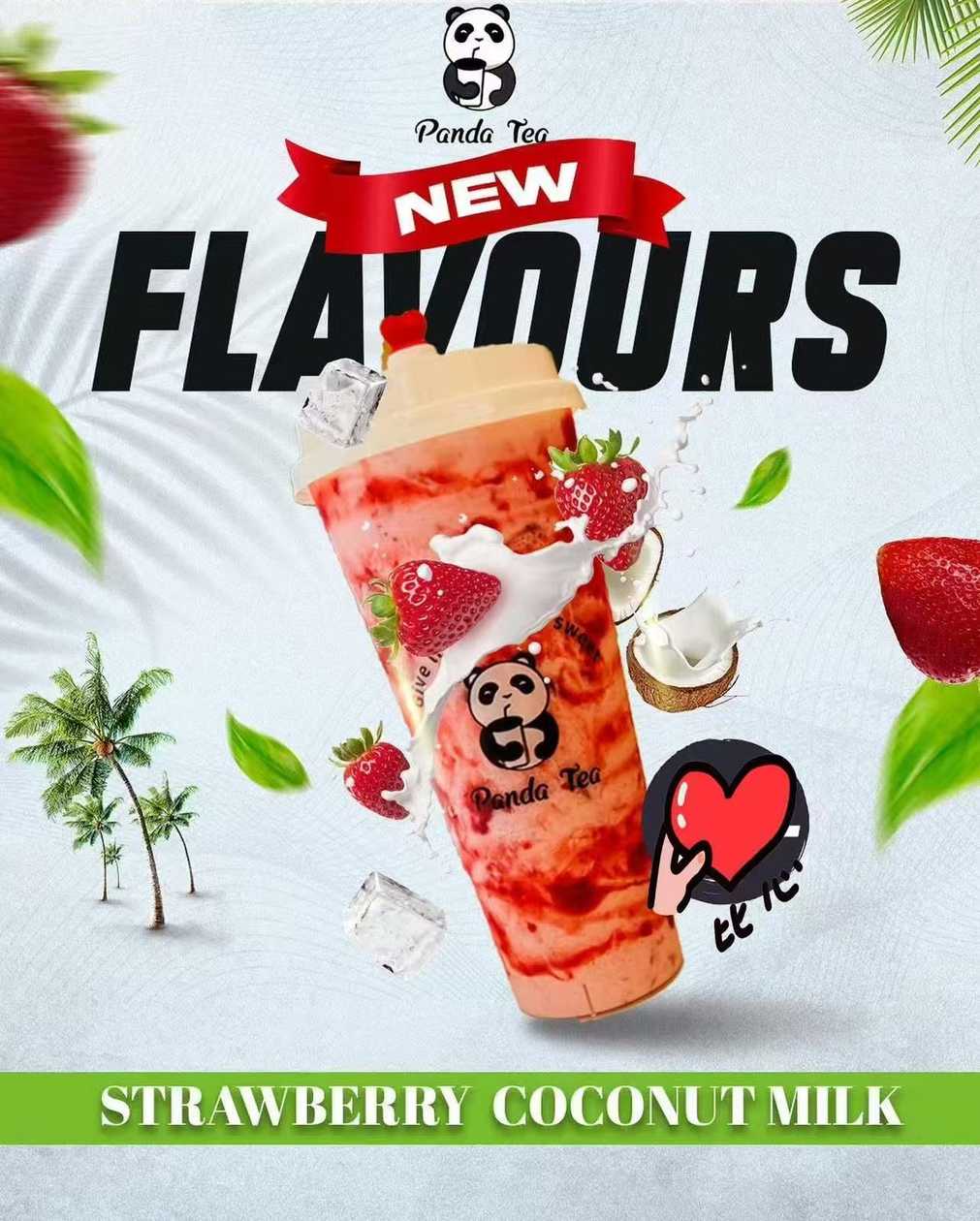 Strawberry Coconut Milk