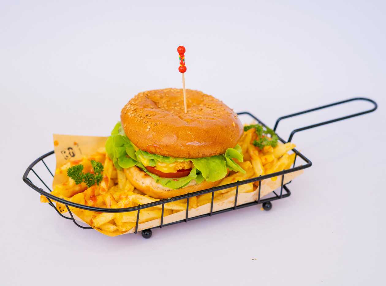 Chicken Drumstick Burger