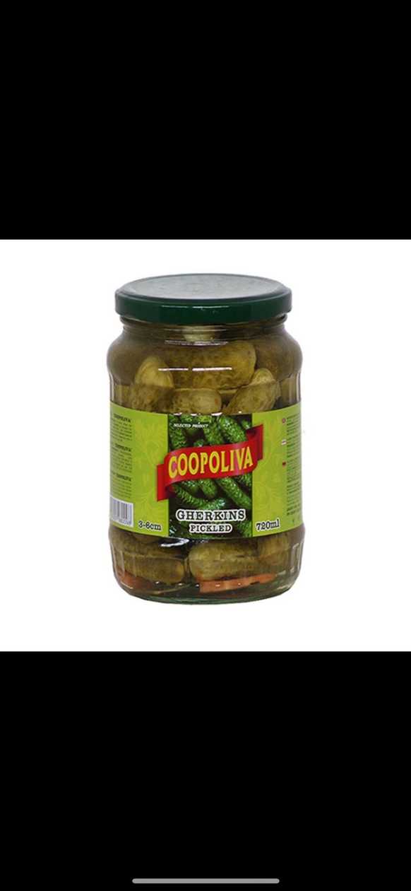 Cucumber Marinade Spicy 1-4Cm “Coopoliva” 720Ml