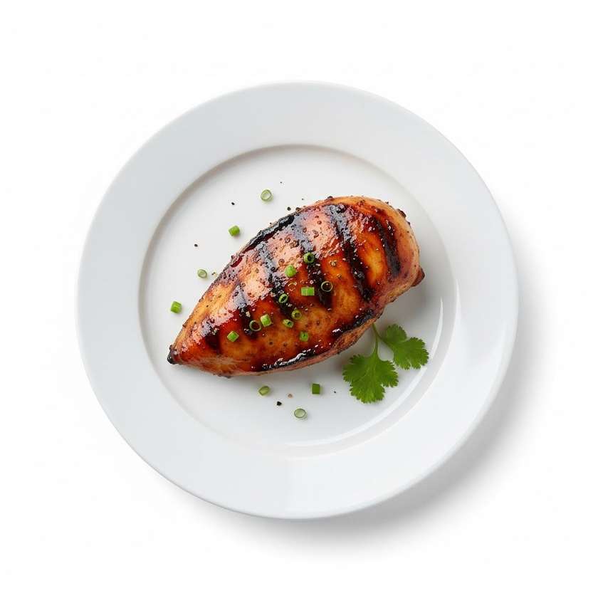 Glazed chicken fillet