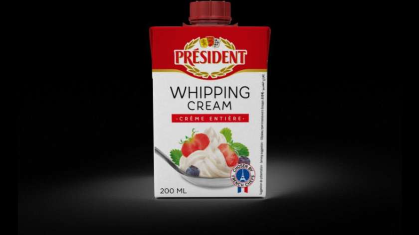 Cream 35.1% "President" 500G