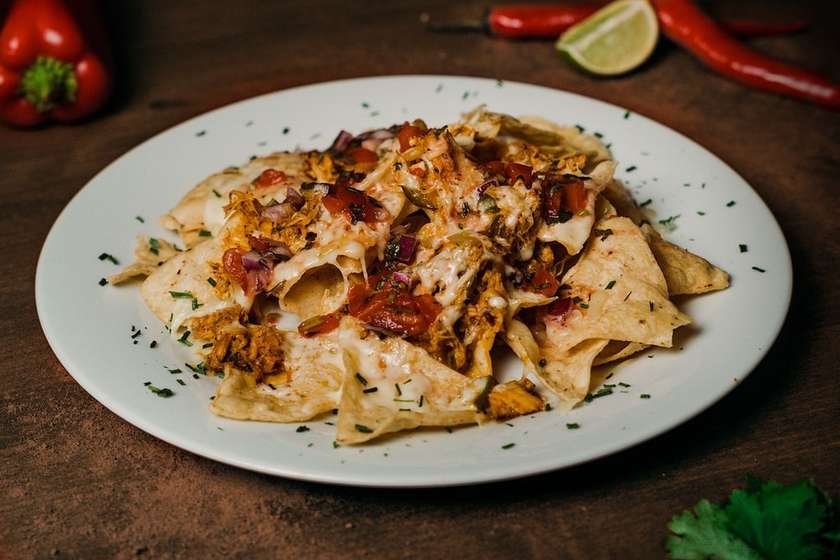 Nachos with Meat or Chicken