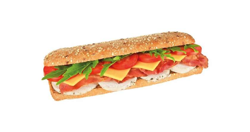 Submarine with Chicken and Crispy Bacon