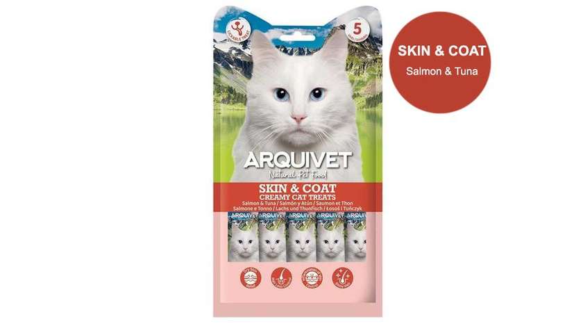 Creamy Salmon & Tuna  Skin & Coat Formula, 70g - 5pcs - AQ4232