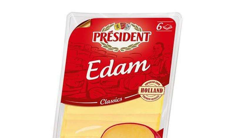 Edam Cheese Slice "President" 150G