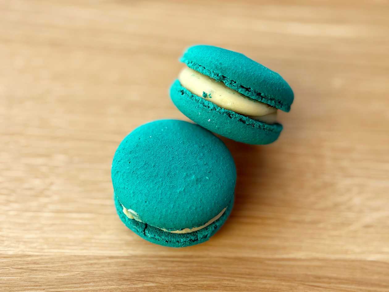 Gorgonzola Macarons with Walnuts