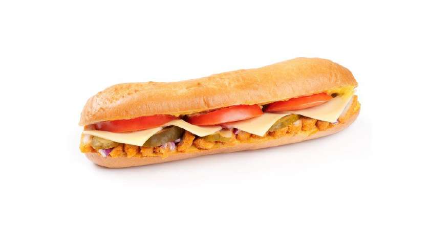 Submarine with Pork Patty