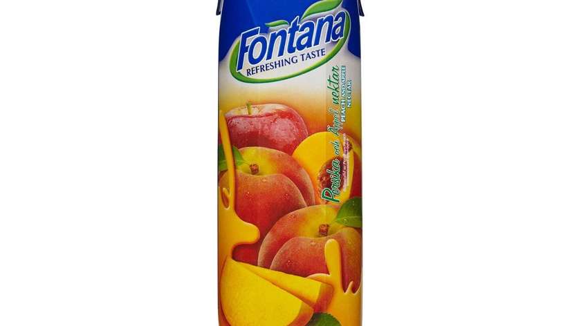 Fontana "Apple And Peach" Juice 1L