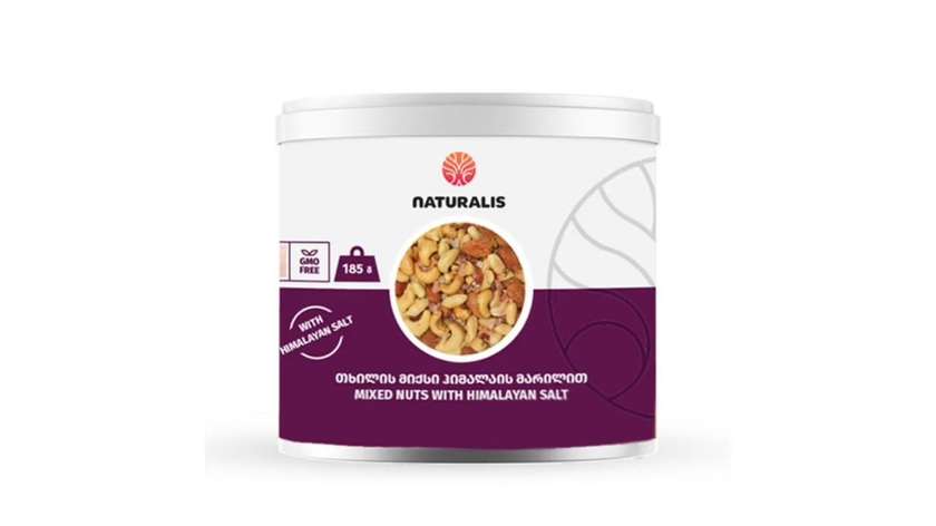 Nut Mix "Natural" With Himalayan Salt 185G