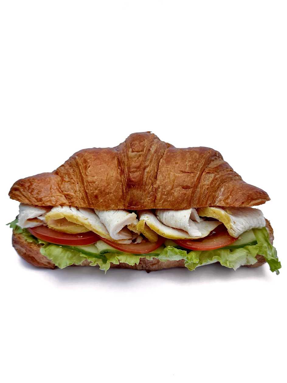 Croissant with Turkey