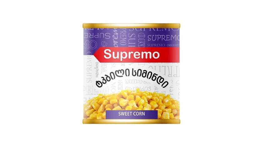 Canned Corn 425 Ml "Supremo"