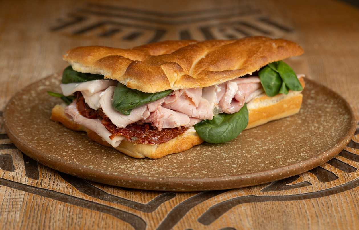 Focaccia cu Prosciutto cotto