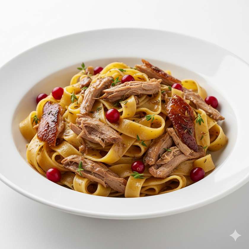 Pappardelle with Roasted Duck