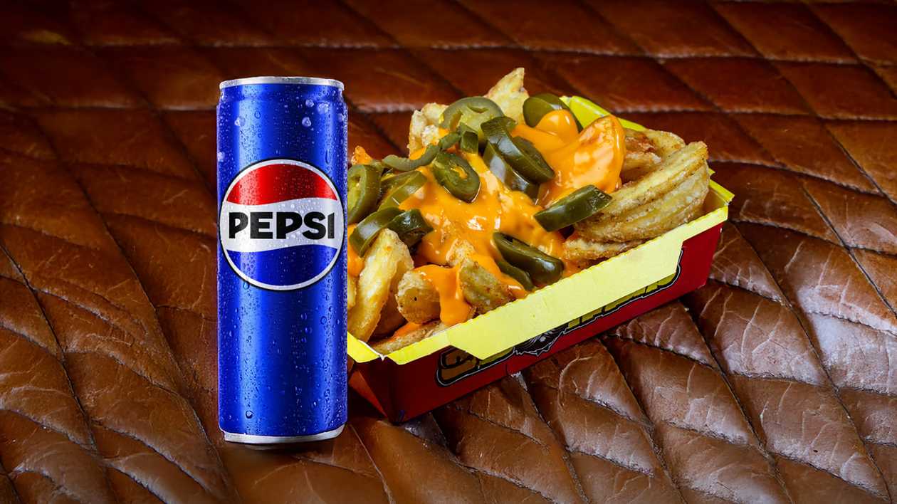 Картофель фри с чеддером и халапеньо + Pepsi 0.33L