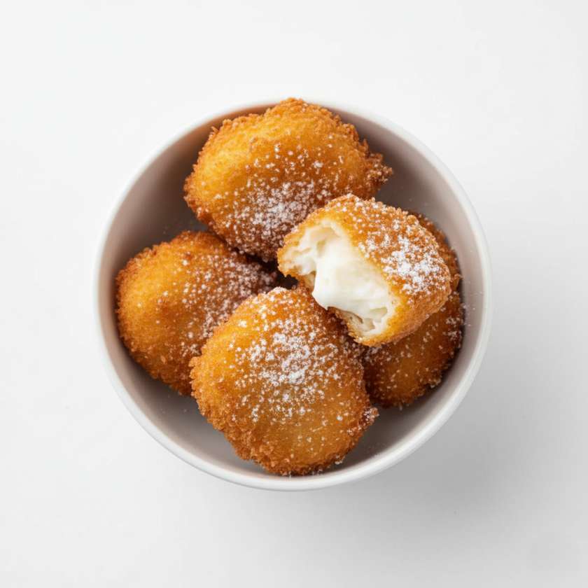 Deep Fried Coconut Cream