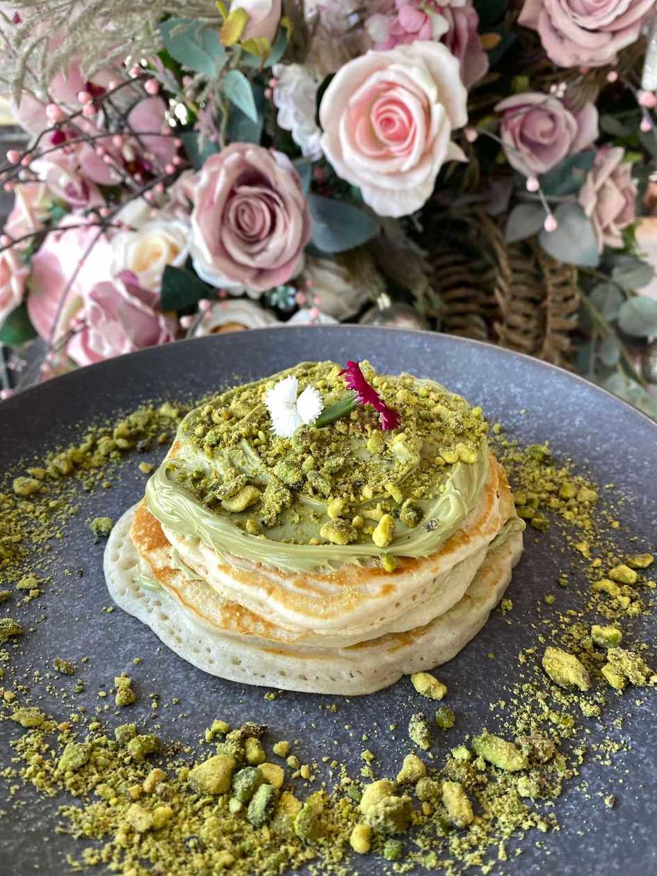 Pistachio Pancakes