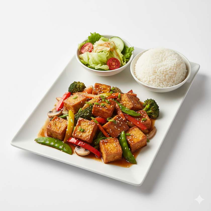 Tofu z warzywami