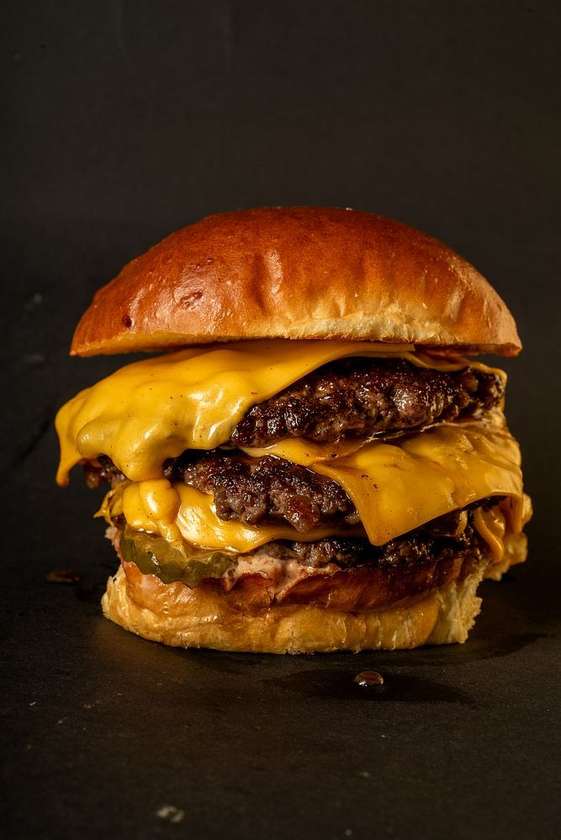 Triple Smash Burger