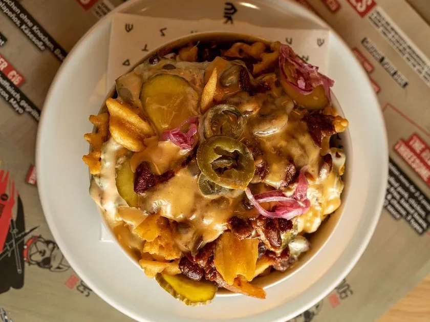 Buffalo Chicken Cheesy Fries