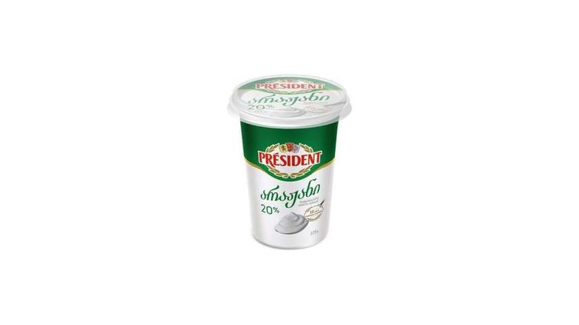 Sour Cream “President” 20% 325G