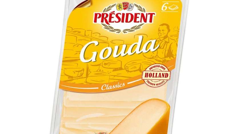 Gouda Cheese Slice "President" 150G
