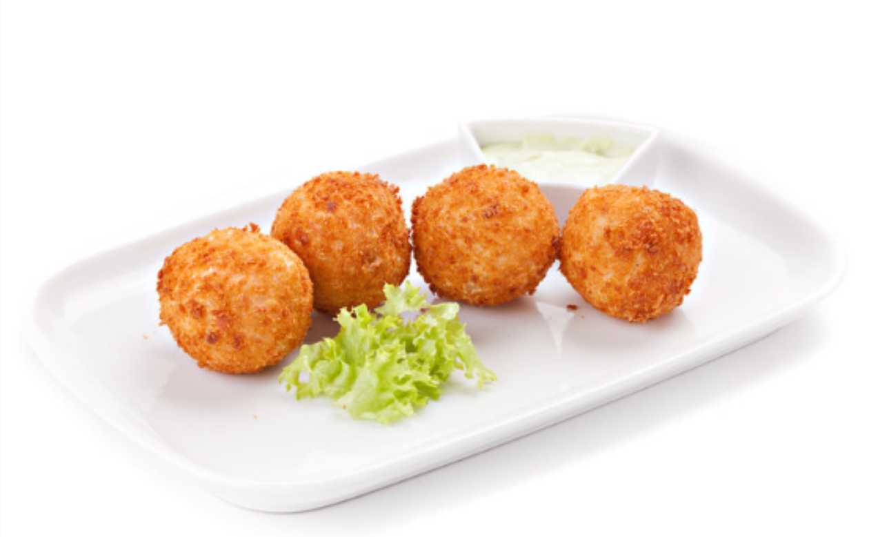 Cheese Balls with Fries