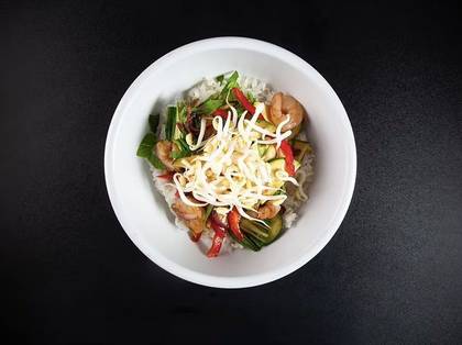 Shrimp with ginger, garlic and chili