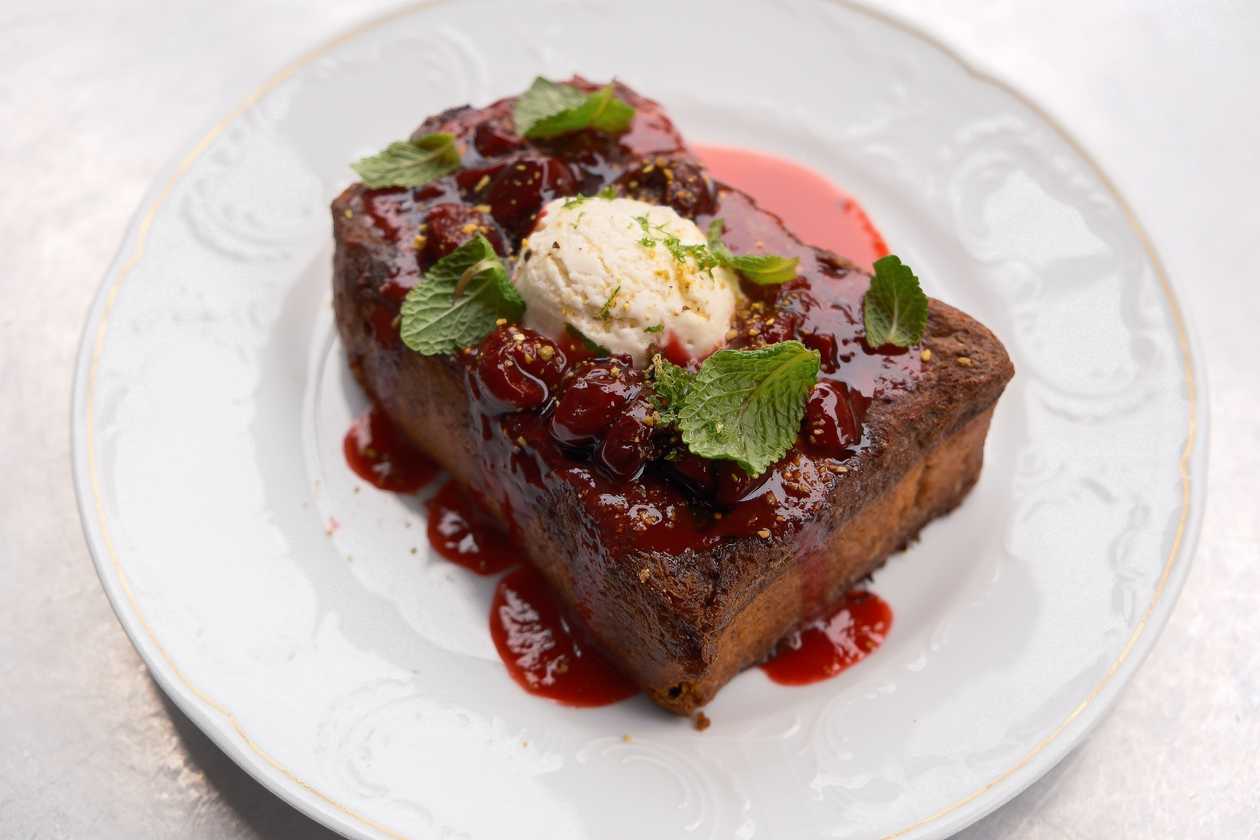Milk Bread with Coconut Ice Cream