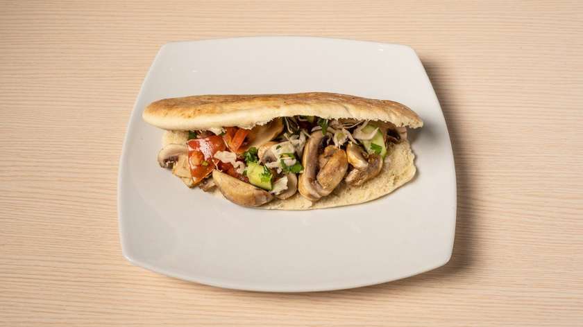 Mushroom Cypriot Pita