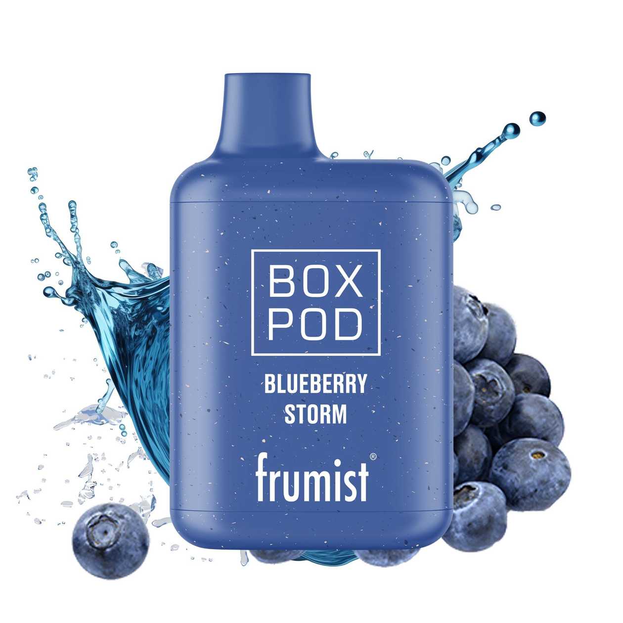 Frumist Box Pod 600 Puffs Disposable Vape Blueberry Storm 20mg