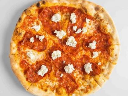 Pizza with Feta Cheese