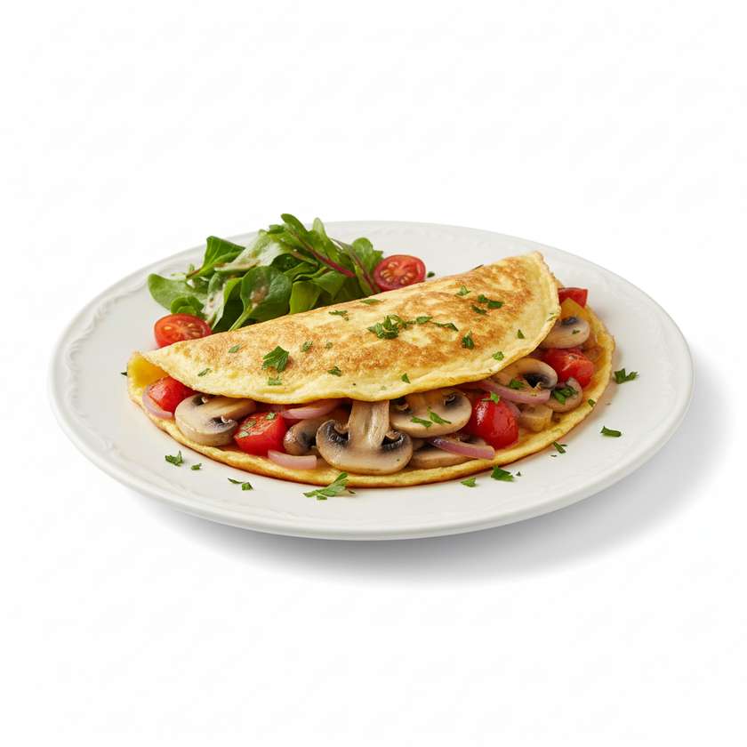 Ομελετα με μανιταρι