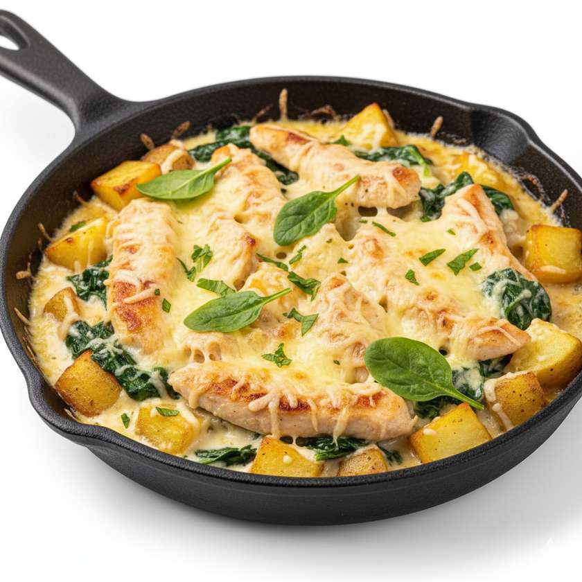 Špenátová panvička