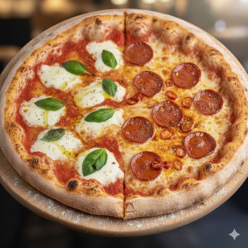 Create Your Own Half & Half Pizza