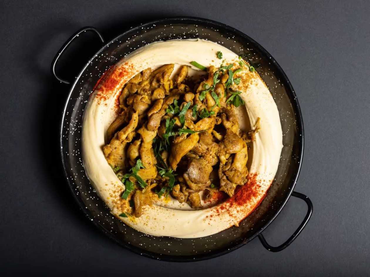 Hummus & Kuřecí Shawarma