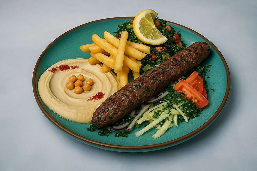 Aleppo Kebab s Hranolkami