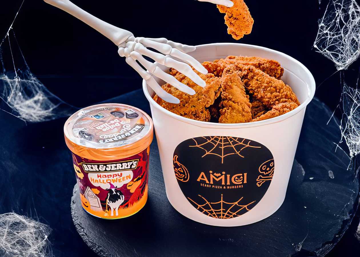 Crispy Chicken Strips Meal (choose your ice cream or drink)