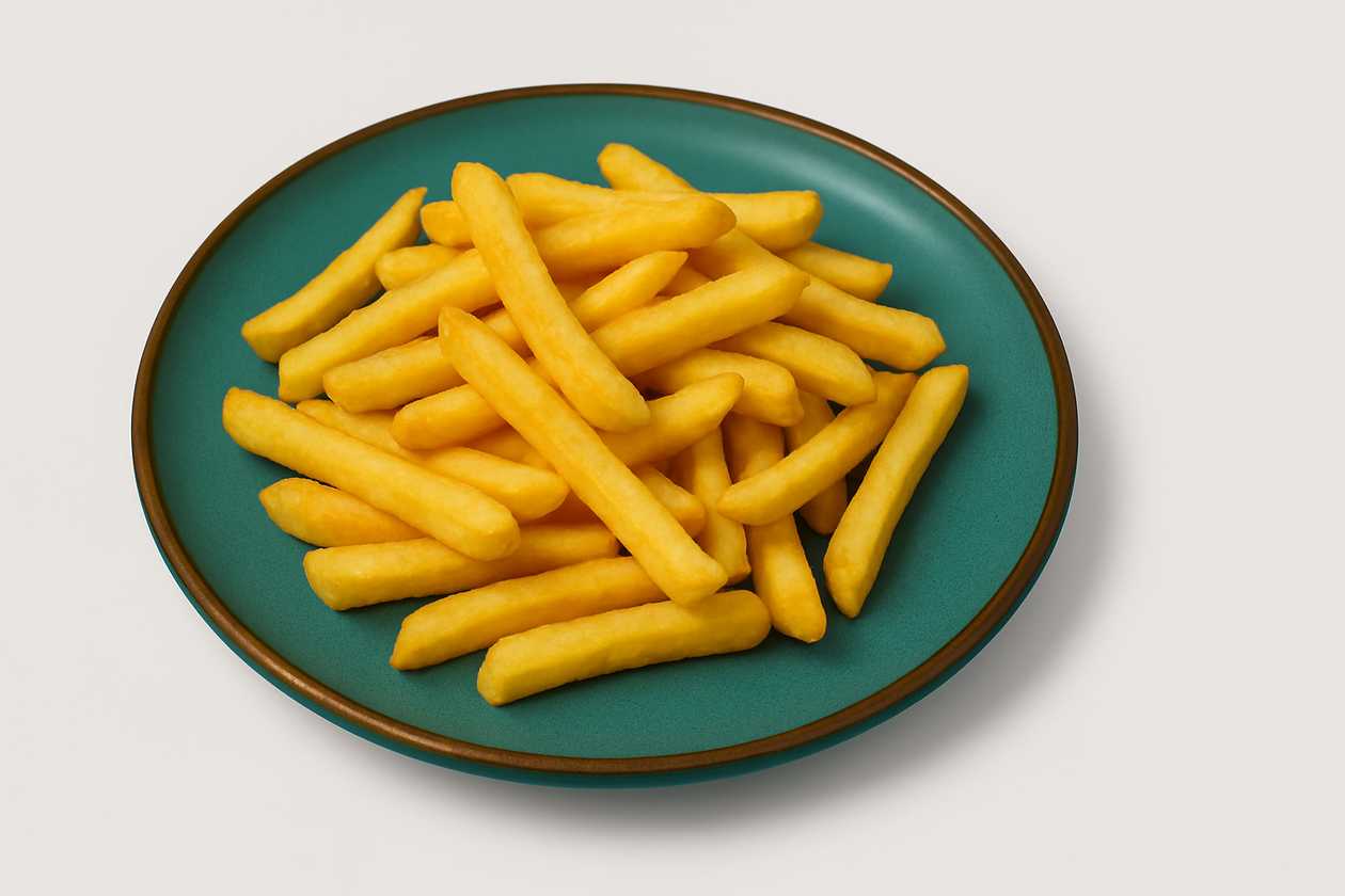 Běžná porce slaných hranolek