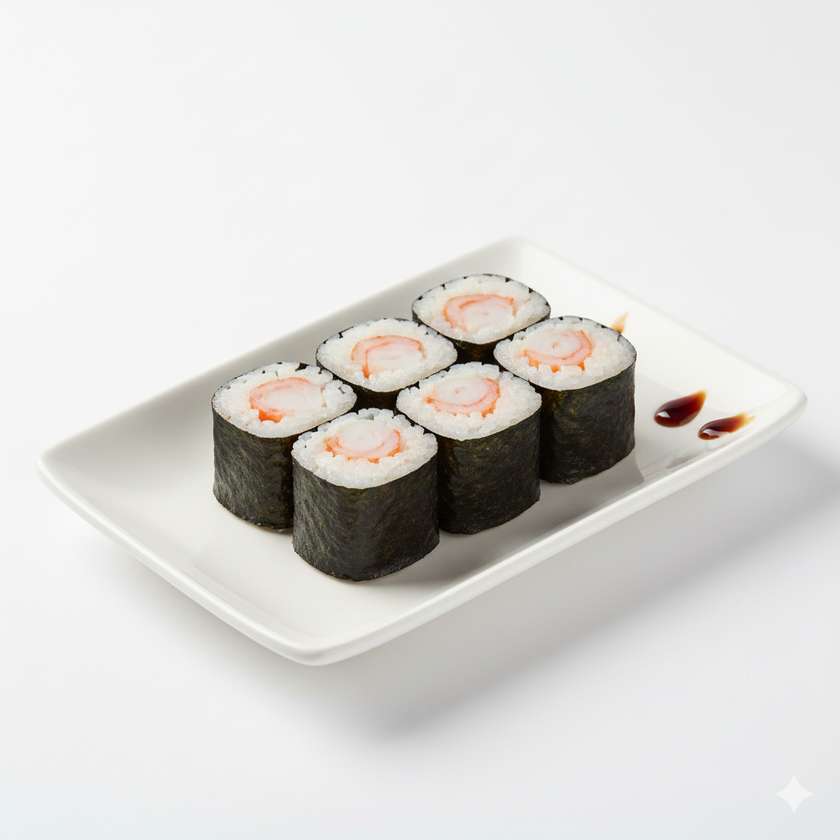 Хосомаки с креветкой