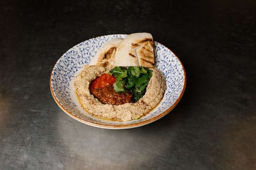 Hummus with Harissa