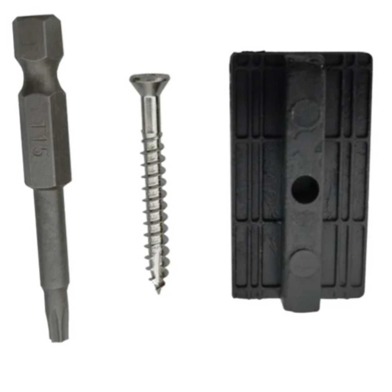 Naterial Atlas Deck Screws with Plastic Clip - 100 Pieces