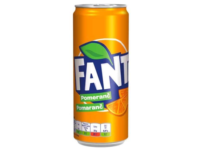 Fanta - pomeranč 0,33l