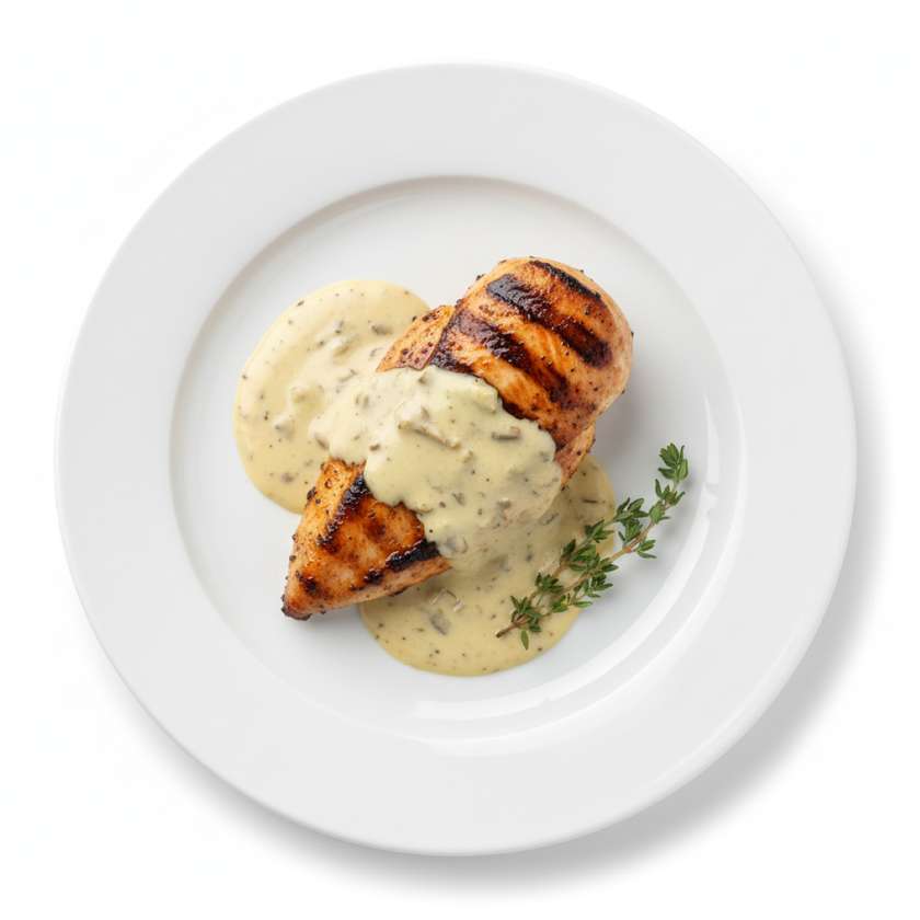 Chicken steak au naturel with sauce of your choice