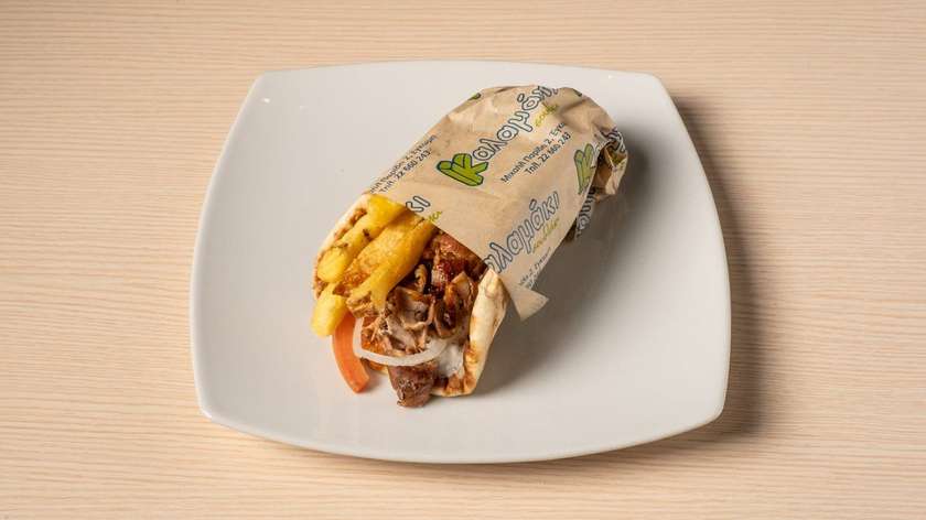 Pork Gyros Greek Pita