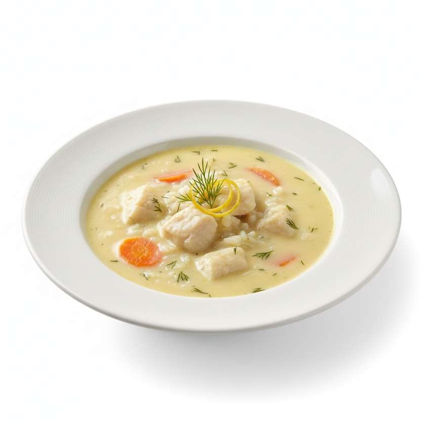 Ψαροσουπα αυγολεμονο