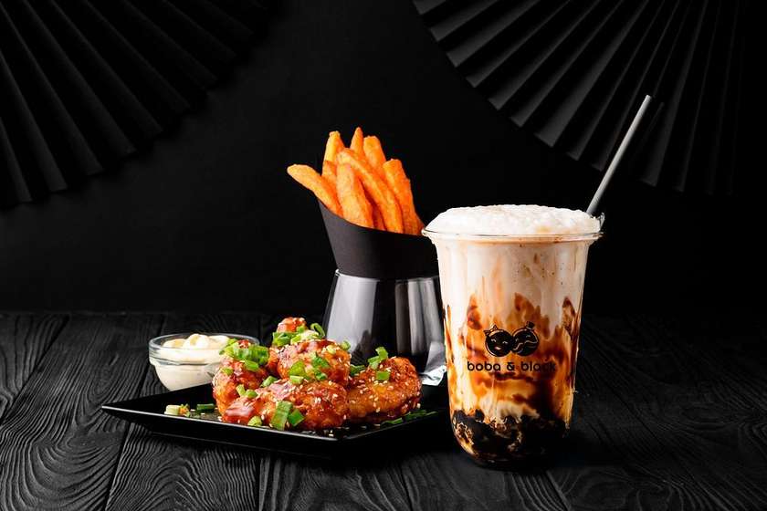 K-Chicken Combo with Boba