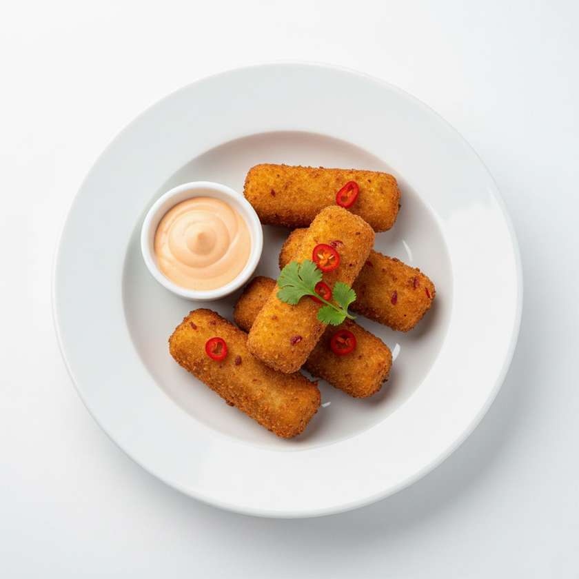 Vyprážané chilli krokety